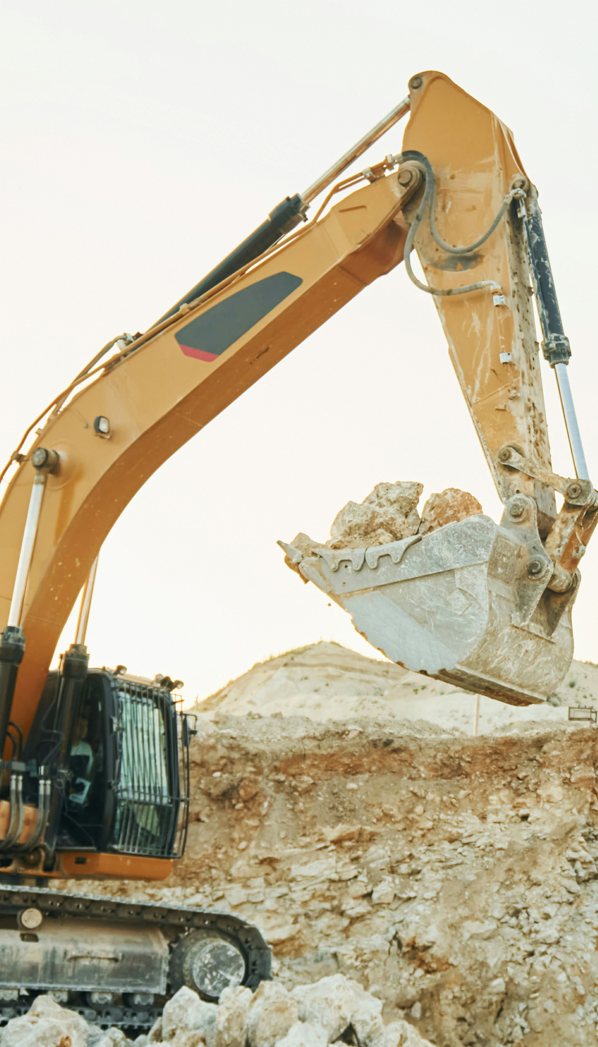 Two construction workers discussing plans